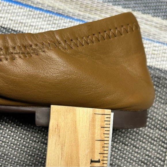 Lauren Ralph Lauren Women’s Betty Flats Round Toe Leather Size 6B 11424 G14 BRN - Picture 15 of 16